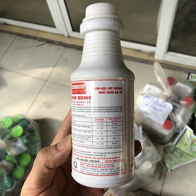 Super Hume 250ml - Phân hữu cơ hàng đầu Crop Master USA
